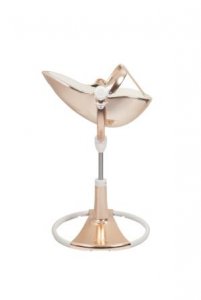 La chaise haute Fresco de Bloom bientôt disponible en or rose