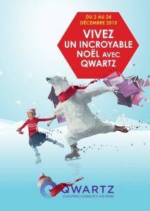 Venez vivre des fêtes de fin d'année branchées chez Qwartz, premier centre commercial connecté !