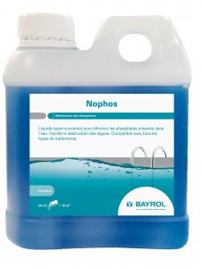 Nophos BAYROL - ELIMINE LES PHOSPHATES ET EMPÊCHE LA CROISSANCE DES ALGUES