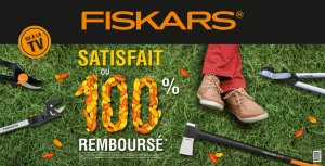 Fiskars met en place une nouvelle opération coup de poing : « Satisfait ou 100 % remboursé » 
