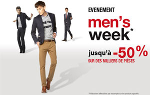 celio* donne le ton : profitez des réductions jusqu'à -50% pendant la Men's Week !