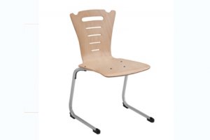 Chaise appui sur Table en coque bois - Coraly