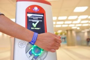 Première mondiale spéciale Euro le bracelet connecté qui remplace le titre de transport