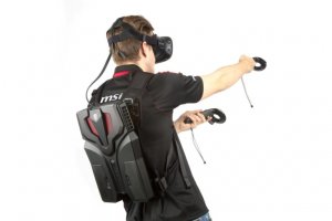 Le VR One, le sac à dos de réalité virtuelle de MSI