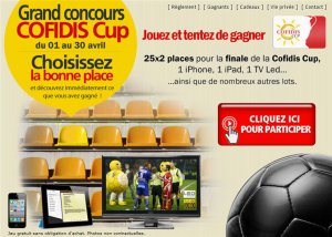 Partagez l'esprit de la Cofidis Cup, avec Cofidis.be