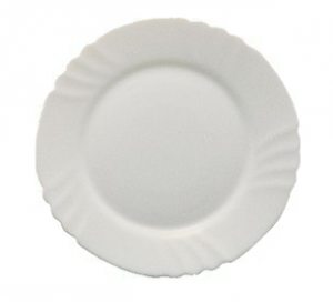 Les assiettes plates de la collection Ebro sont idéales pour la table de tous les jours